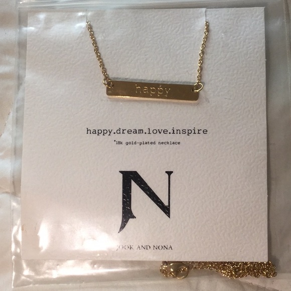 Jook and Nona 18k Gold Plated necklace - Picture 1 of 5